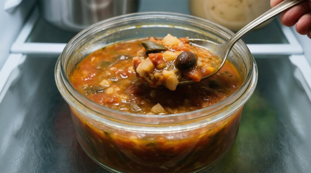 - Классическая солянка: правильное сочетание мясных и копчёных продуктов - иллюстрация